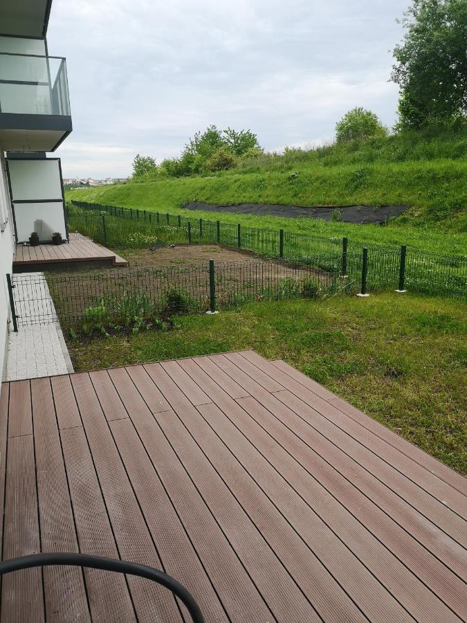 Apartament Z Tarasem I Ogrodem Blisko Centrum Gdansk Exterior photo